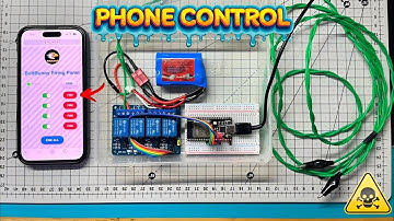 Wi-Fi Firecracker Controller Using ESP32 | Smartphone Control