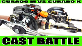 NEW Shimano Curado M vs Curado K CAST BATTLE!!!