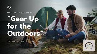 Vertex Outdoor Products Camping Collection Showcase and Brand Aesthetic