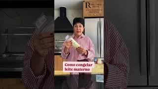 Hoje vou te ensinar como congelar leite materno #leitematerno