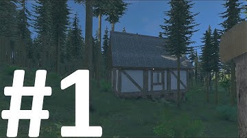 Gameplay: Medieval Engineers #1 (The first house)