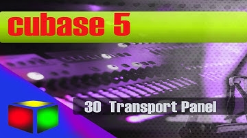 30 Cubase 5 video tutorial   ( Transport Panel )