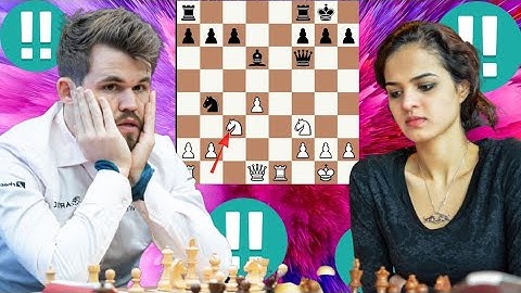 Magnus Carlsen vs Tania Sachdev chess game 33