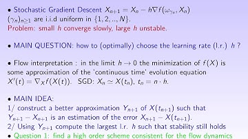 Gabriel Turinici: adaptive step stochastic algorithm SGD G2 - ICPR 2020