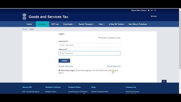 How to login into GST Portal