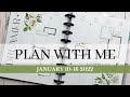 PLAN WITH ME | BIRTHDAY WEEK | ZODIAC | VERTICAL | JANUARY 10-16 2022 | HAPPY PLANNER |