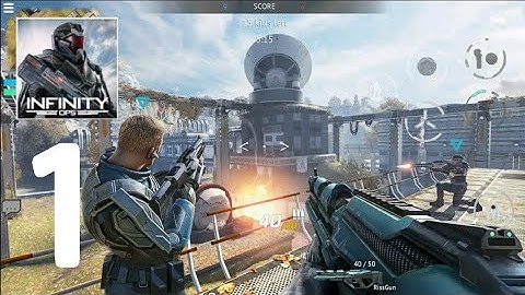 INFINITY OPS sci-fi fps gameplay Walkthrough part 1 (iOS, android)