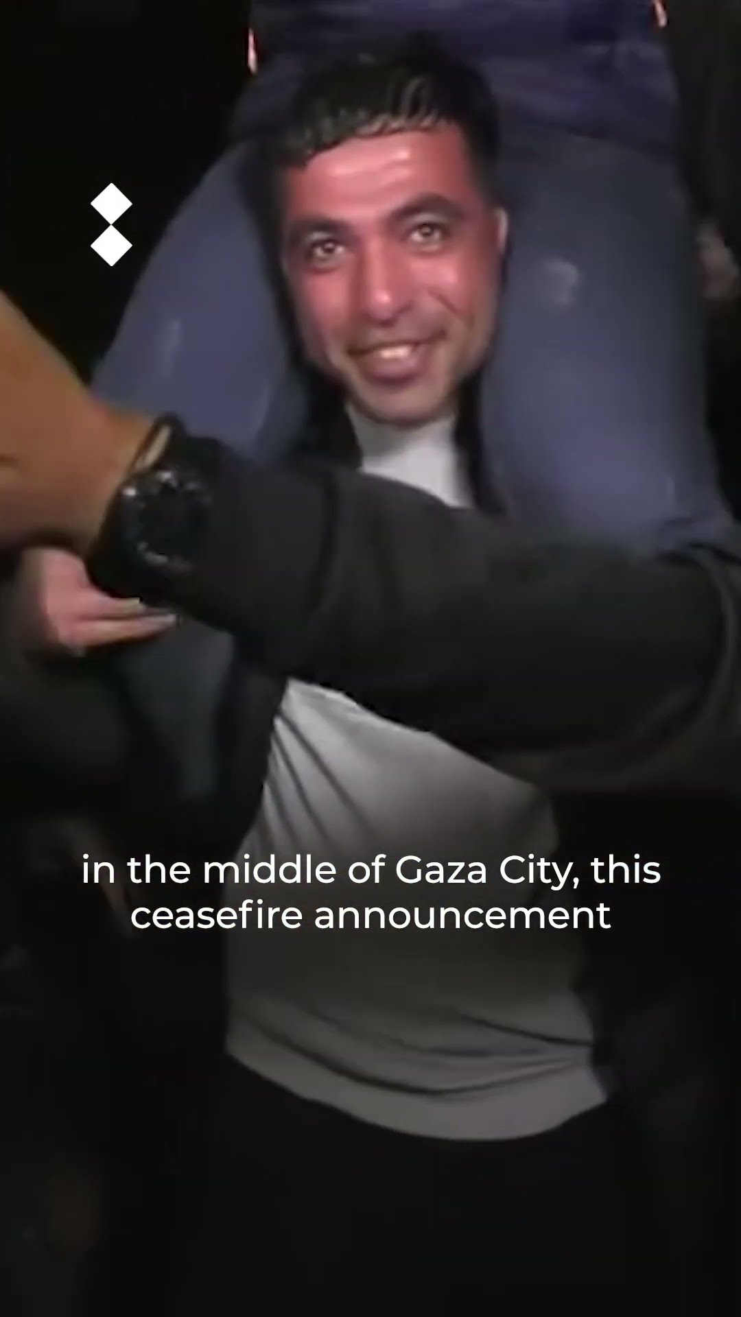 Al Jazeera reporter in Gaza removes protective gear | AJ #shorts