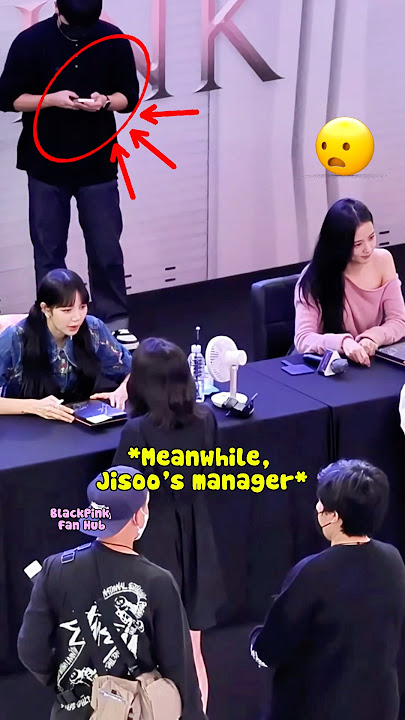 The members’ managers take care of them but Jisoo’s manager...🥺 #blackpink #jisoo #shortvideo