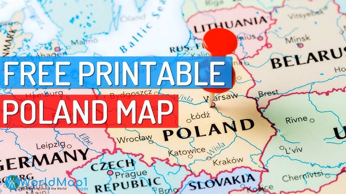 Free Printable High Detailed Poland Map with Ukraine Border Cities - YouTube free-printable-high-detailed-poland-map-with-ukraine-border-cities-youtube