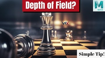 Depth of field in Maya (Arnold Render) (EASY STEPS)Under 3 Minutes!