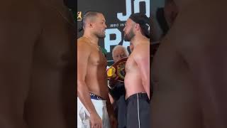 JOE JOYCE VS JOSEPH PARKER INTENSE FACE - OFF