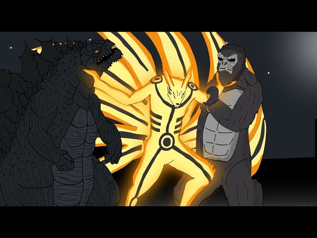 Godzilla vs Kong vs Kurama class=