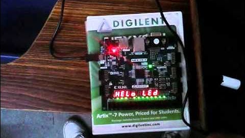 FPGA Based Led Blinking & Seven Segment Display on Digilent Board