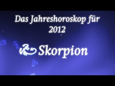 Jahreshoroskop 2012 für Skorpion von Erich Bauer