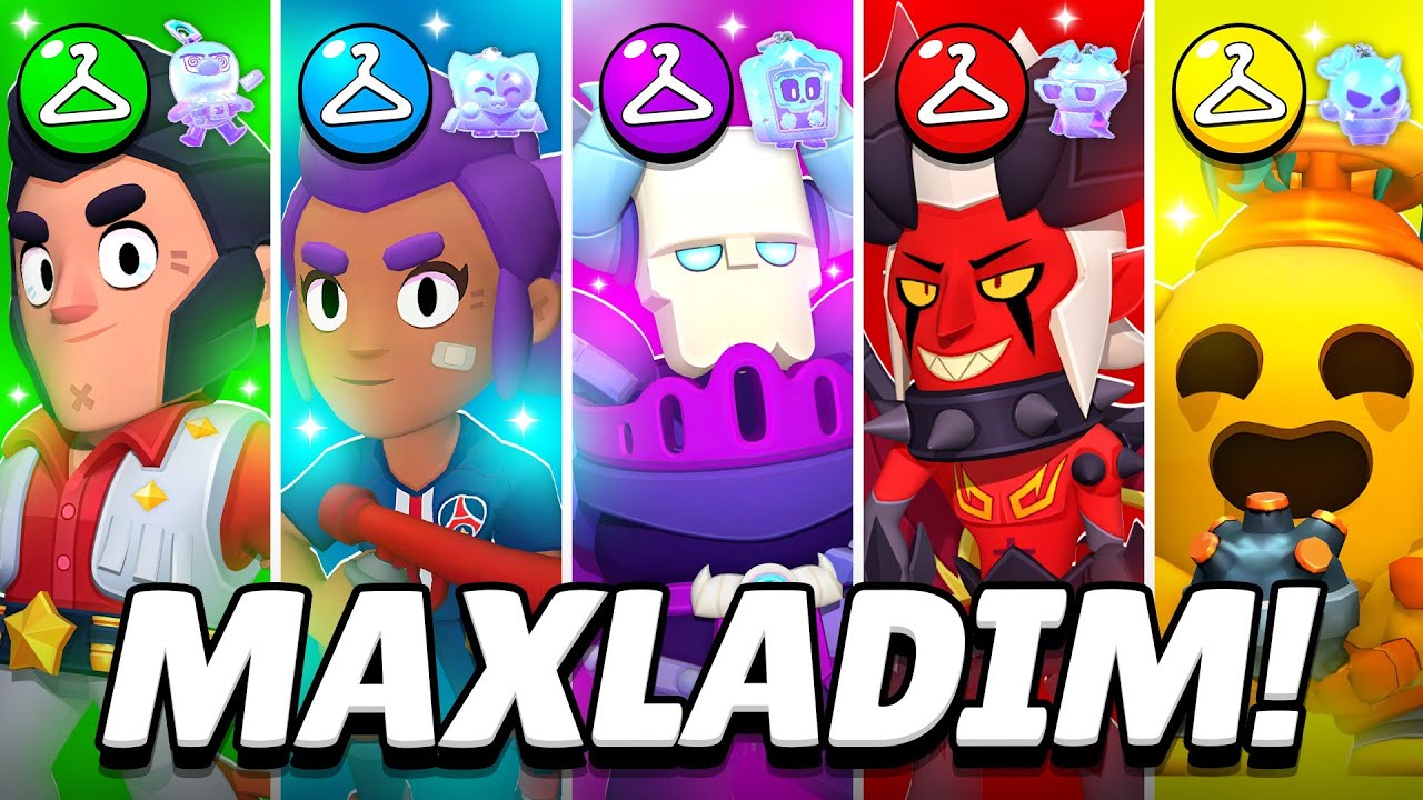 BÜTÜN KOSTÜMLERİ SATIN ALDIM!🤑 100.000 MÜCEVHER HARCADIM🔥 Brawl Stars