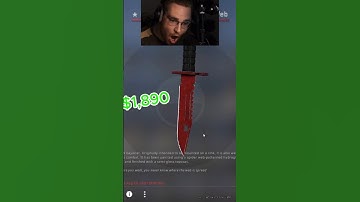 Ohnepixel UNBOXED 5 INSANE KNIVES on his livestream the other day 🔥#csgo #cs2 #ohnepixel #shorts