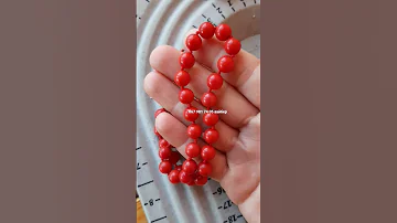 Какие коралловые бусы дорогие, а какие нет, окрашенный коралл