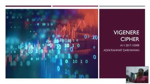 Kriptografi Algoritma Vigenere Cipher