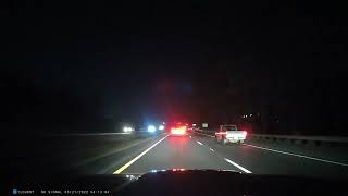 person turning at last minute to make exit