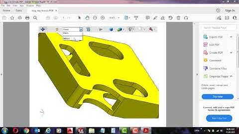 How to create a #3D Pdf file in #solidworks? #3D PDF #Review 3D Pdf part