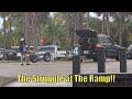The struggle at the ramp  miami boat ramps  79th street