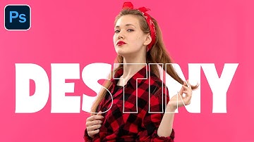 Transparent Text Effect in Photoshop | Easy Step-by-Step Tutorial