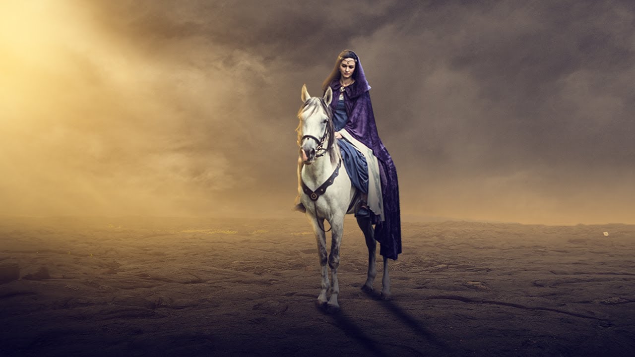 Photoshop Photo Manipulation Tutorial-Horse Rider - YouTube