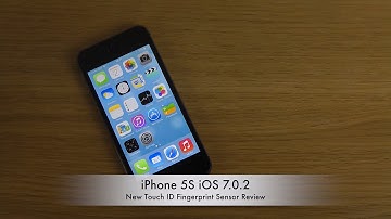 iPhone 5S iOS 7.0.2 - New Touch ID Fingerprint Sensor Review