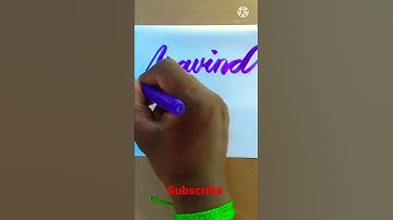 ✍️✍️✍️name   writing/ aravind ammu#shorts