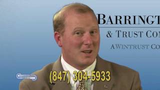 Have a banking problem? Barrington Bank's There! Burke Groom - Vice President