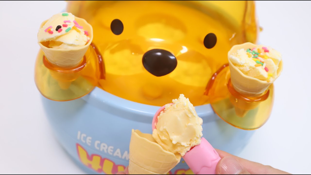 ⁣Winnie the Pooh Ice Cream Maker Kitchen Gadget