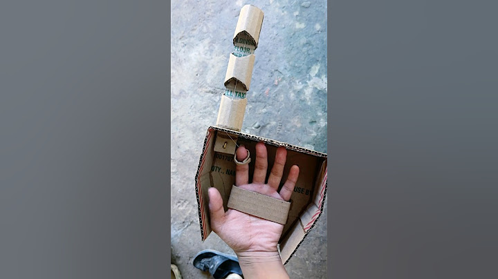 Making Fredbear Hand With Cardboard #fnaf #fredbear #fnafcosplay #shorts