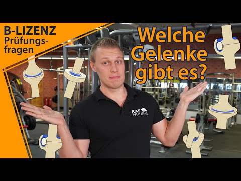 Gelenke: Welche Arten, Funktionen und Freiheitsgrade gibt es ? | B-Lizenz Prüfungsfragen #7