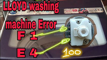 lloyd Error F1 E1 E2 E4 E3 E5 E8 F2 F3 F5 F6 F8