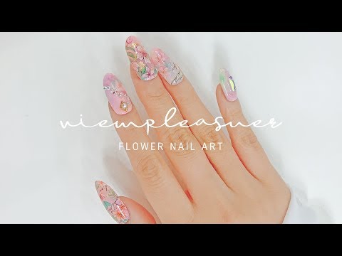 뷰확행  라이브  - 판타지 플라워 네일 아트 / Fantasy Flower nail art