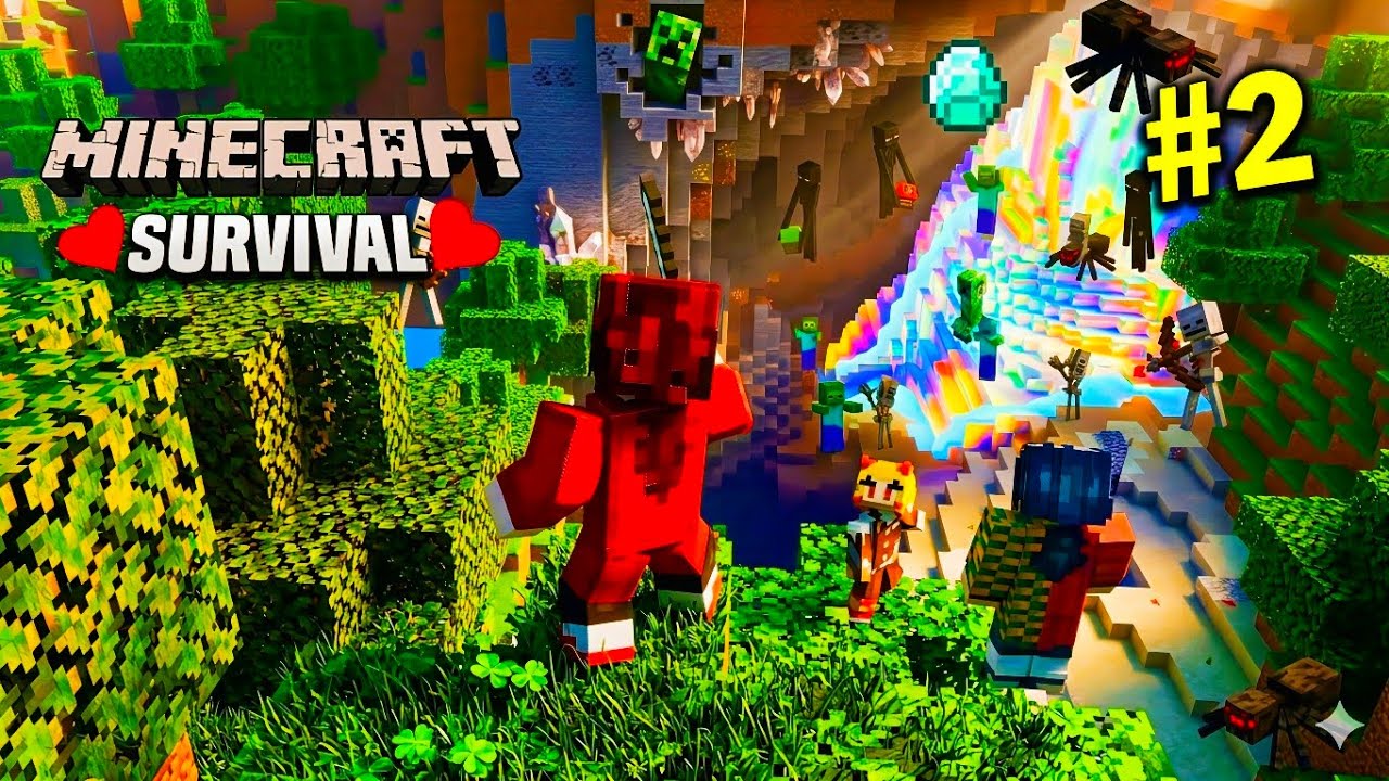 WE FOUND BIG CAVE ON MINECRAFT😱 | MINECRAFT SURVIVAL SERIES EP-2 - YouTube