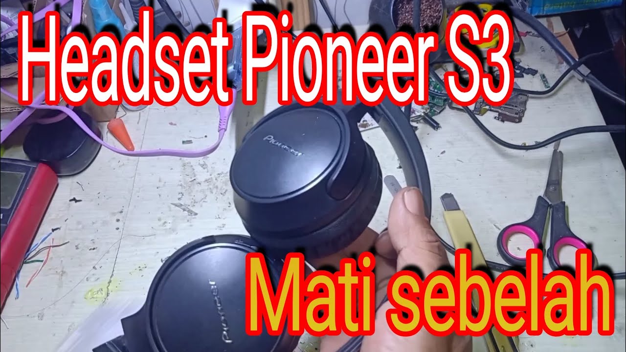 Headset bluetooth Pioneer S3 Mati sebelah YouTube