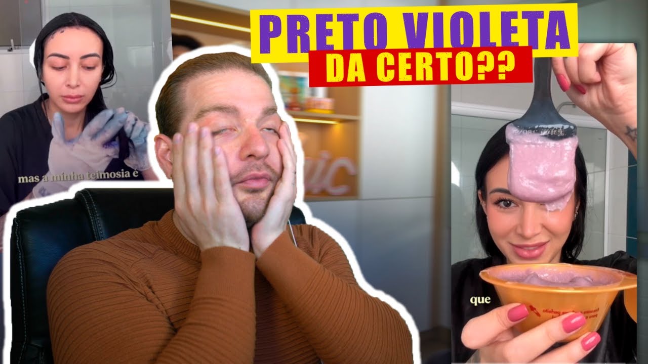 PRETO VIOLETA DA CERTO MESMO??