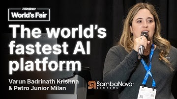 [Full Workshop] Llama 3 at 1,000 tok/s on the SambaNova AI Platform