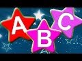 Alphabet  abc song with cute star shape  alphabet song  phonics song  nursery rhyme