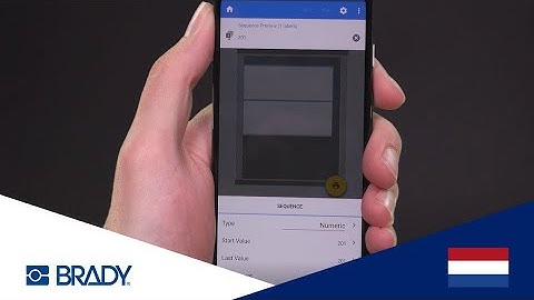 Brady - Sequence feature on the M211 Label Printer (Dutch subtitles)