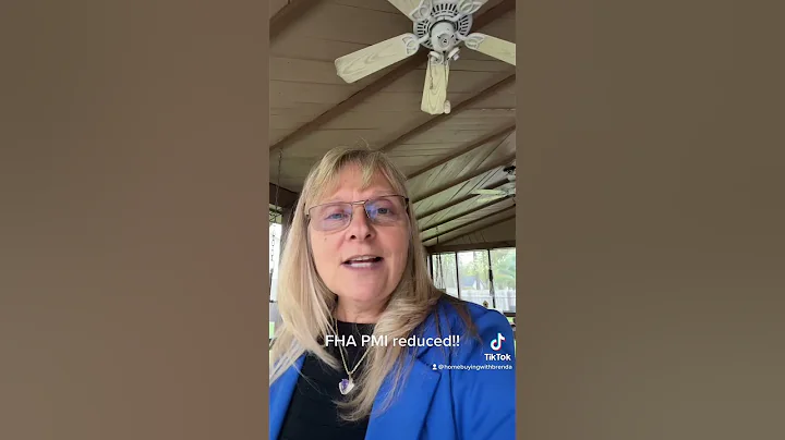 FHA P M I has been reduced!