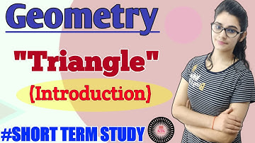 Geometry(रेखागणित)||Triangle(त्रिभुज)||Introduction||Part-1||UPSSSC Maths|| UP Lekhpal ||by STS