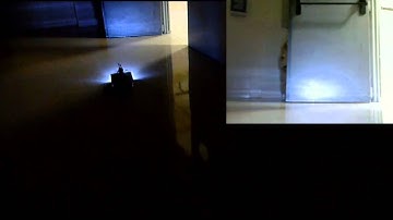 Simple robot controlled from mobile phone or computer