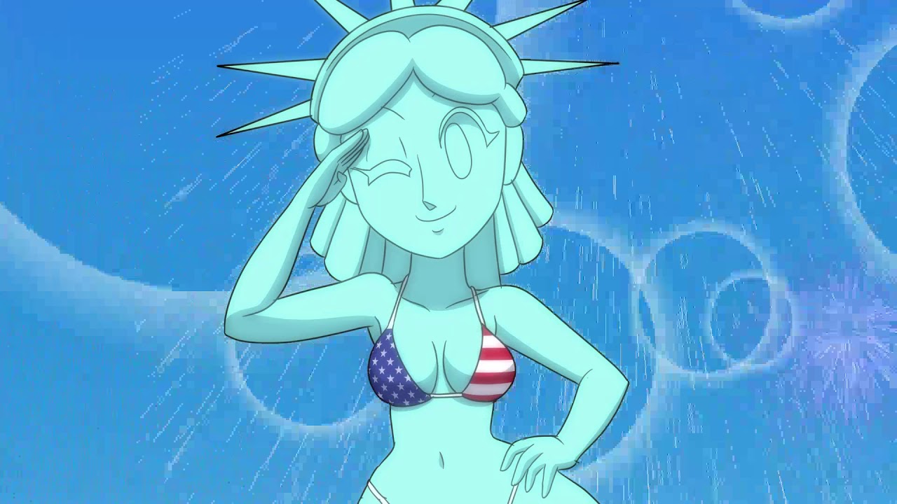 july 4th, american, america, nsfw, lady liberty, big ass.