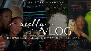 trip to LA, catching up w/ my girl, youtube events, a lakers game  &amp; good vibes | weekly vlog