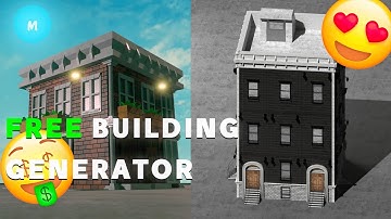 The Best Free Building Generator |Blender Video