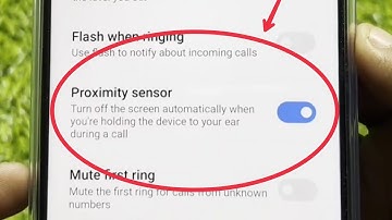 Proximity sensor in Poco Mobile
