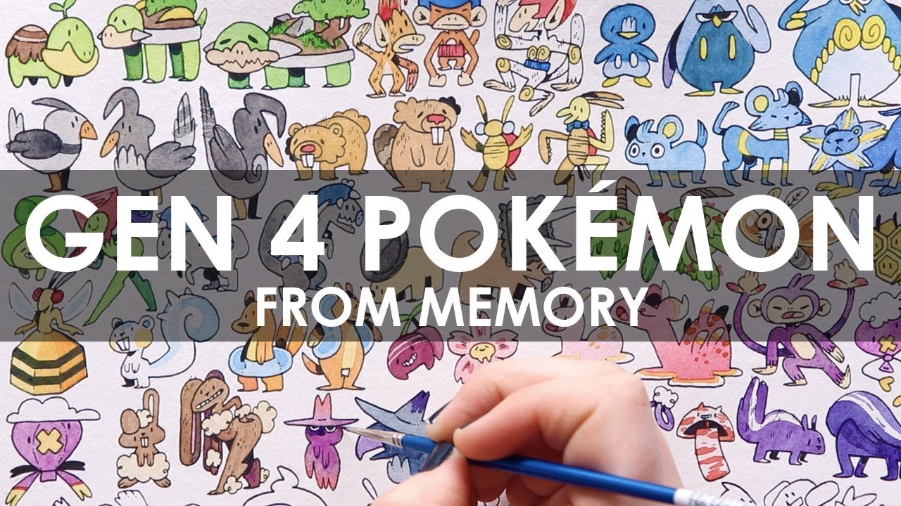 Drawing Pokémon From Memory w/ Jaiden Animations 